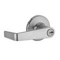 Kwikset Kwikset: KingstonGrade 2 Storeroom commercial lever / Satin Chrome/ with SmartKey Technology KWS-781KNL-SMT-UL-26D